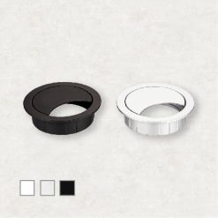 臺製 孔徑54mm 鋁製線孔蓋 【鋁本色，白色，黑色】