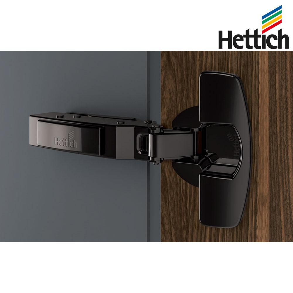 德國 Hettich 海蒂詩 Sensys 8631i 95°厚門緩衝鉸鏈 曜石黑