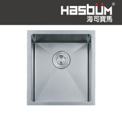 HASBUM 海司寶馬進口304不鏽鋼手工方型水槽 F4046-10R