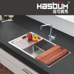 HASBUM 德國海司寶馬進口304不鏽鋼手工水槽 F8546A
