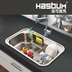HASBUM 德國海司寶馬進口304不鏽鋼歐式水槽 PDL-860