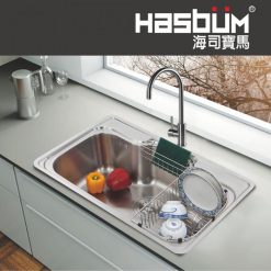 HASBUM 德國海司寶馬進口304不鏽鋼歐式水槽 PDL-V08
