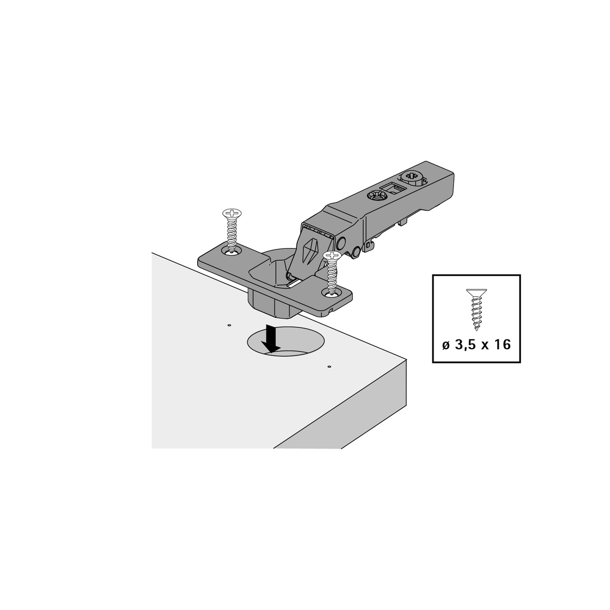 德國 Hettich 海蒂詩 Novisys 8848i 105° 緩衝鉸鏈:圖片 5