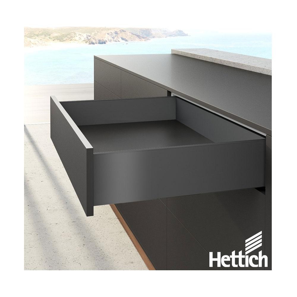 德國 Hettich 海蒂詩 AvanTech YOU艾菈薄抽-中高抽 【 黑色 】