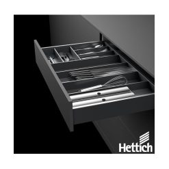 德國 Hettich 海蒂詩 AvanTech YOU艾菈薄抽-低抽 【 黑色 】