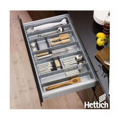 德國 Hettich 海蒂詩 ArciTech艾德鋁抽-低抽 【 銀色 】