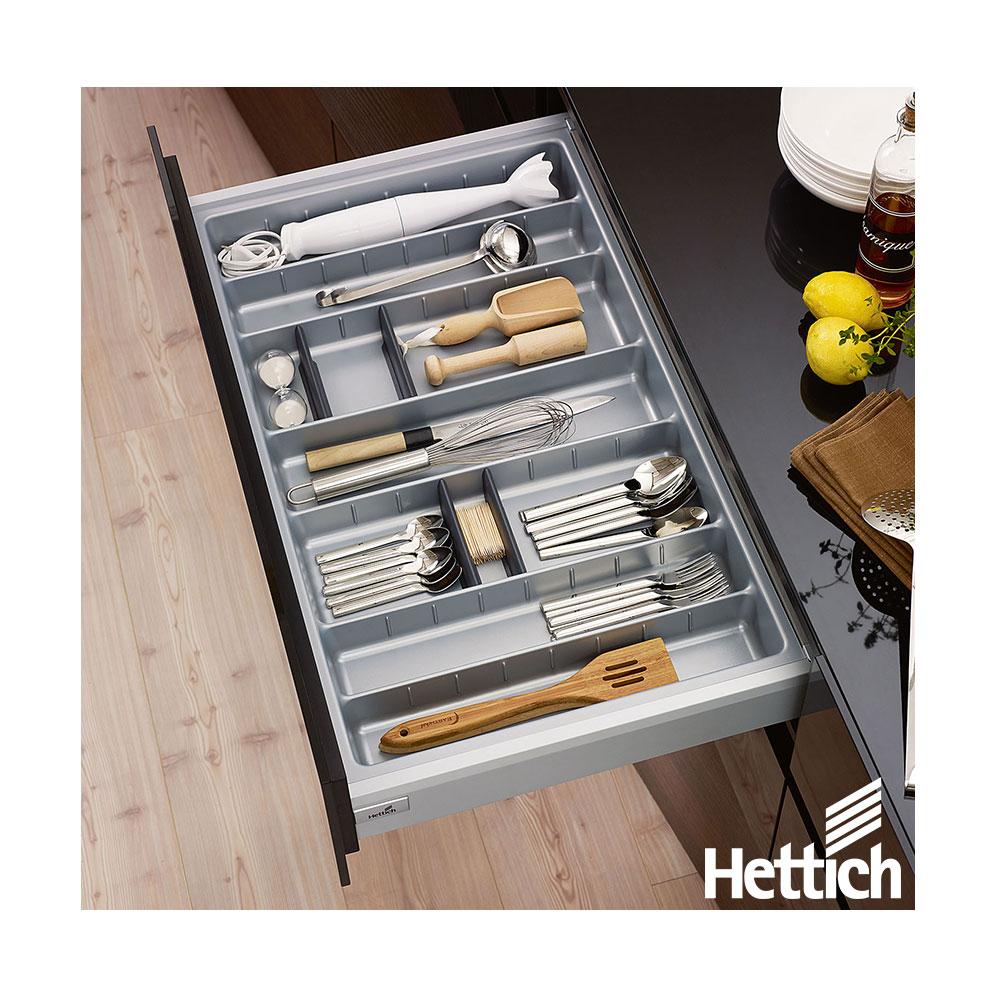 德國 Hettich 海蒂詩 ArciTech艾德鋁抽-低抽 【 銀色 】