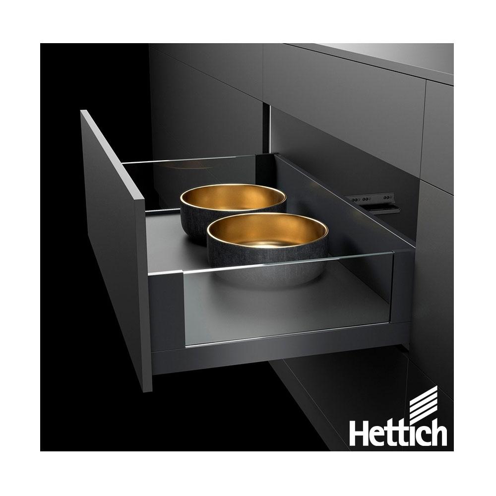 德國 Hettich 海蒂詩 AvanTech YOU艾菈薄抽-玻璃側牆抽