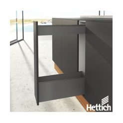 德國 Hettich 海蒂詩 AvanTech YOU艾菈薄抽-窄櫃抽 【 黑色 】