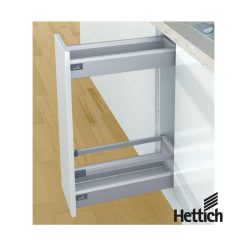 德國 Hettich 海蒂詩 ArciTech艾德鋁抽-窄櫃抽 【 銀色 】