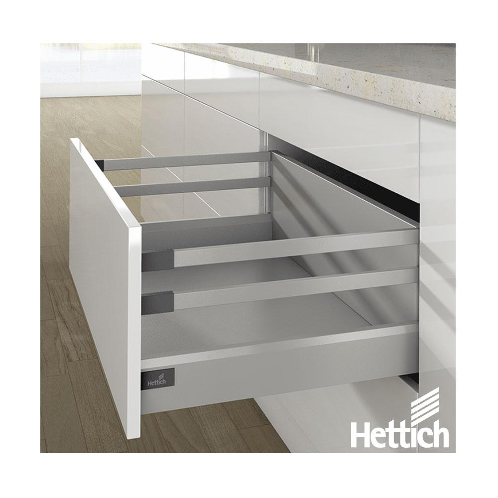 德國 Hettich 海蒂詩 ArciTech艾德鋁抽-高高抽 【 銀色 】