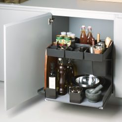瑞士PEKA 多功能連動收納架Kitchen Tower；鐵灰