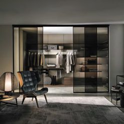 義大利CINETTO 衣帽間緩衝拉門系統PS65